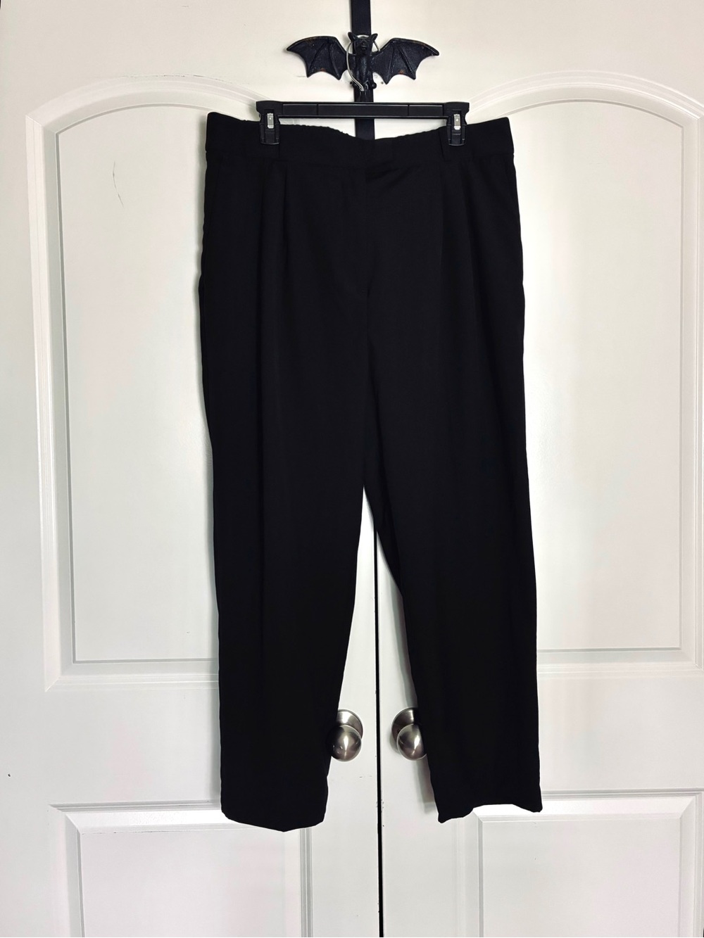 H&M Vintage inspired Tailored Black Dress Pants Comfortable material size 16 - Picture 2 of 11